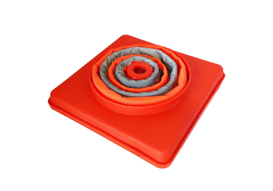 CÔNE LED RÉTRACTABLE 45 CM + POCHETTE DE TRANSPORT